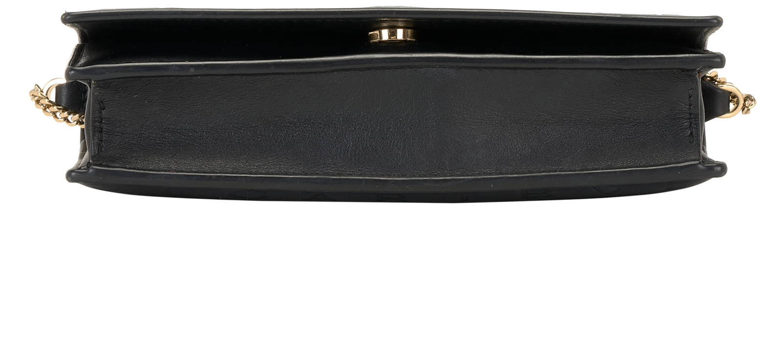 Logo Infinitum Wallet On Chain, &pound;290, Handbags, Black, Leather, Top view